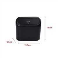 ARAÇ ÇÖP KOVASI PORTATiF KAPAKLI SiYAH 14x12 CM 2